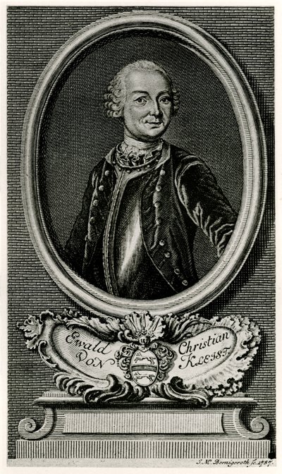 Ewald Christian von Kleist da German School