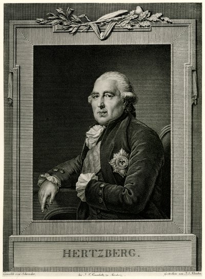 Ewald Friedrich Graf von Hertzberg da German School