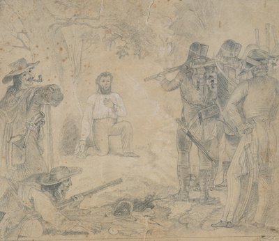 Esecuzione di Robert Blum il 9 novembre 1848, 1862 da German School