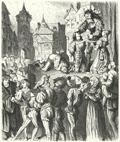 Scena di esecuzione da Tito Andronico da German School
