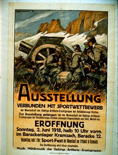Esposizione degli Sport Competitivi, 1918 da German School
