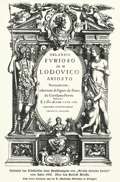 Facsimile della pagina del titolo di un