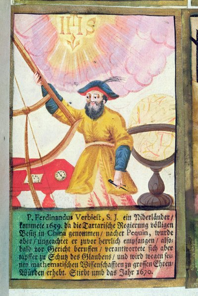 Padre Ferdinand Verbiest (1623-88) da German School