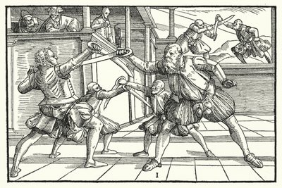 Scena di scherma da German School