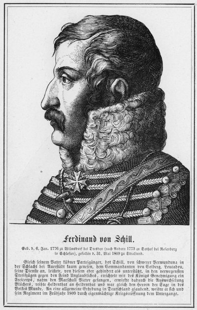 Ferdinand von Schill da German School