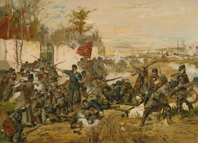 Prima battaglia di Villiers-Champigny, Guerra franco-prussiana, 30 novembre 1870 da German School