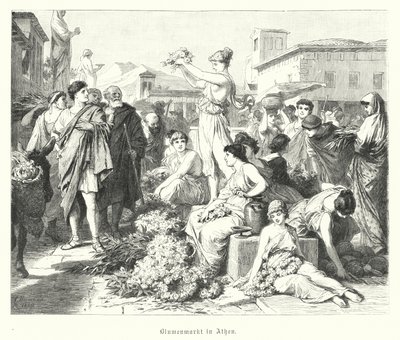 Mercato dei fiori ad Atene, Antica Grecia da German School