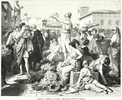 Mercato dei fiori ad Atene, Antica Grecia da German School