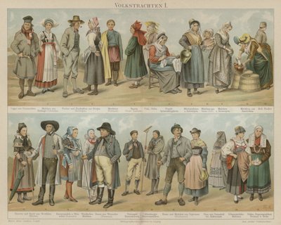 Costumi popolari da German School