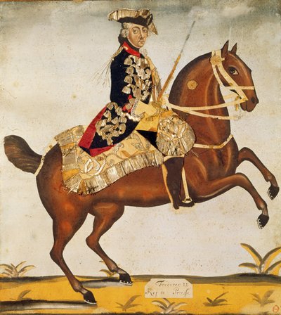 Federico II il Grande (1712-1786) Re di Prussia da German School
