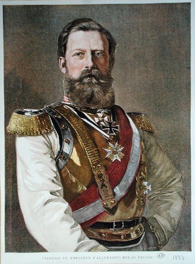 Federico III (1831-88) 1888 da German School