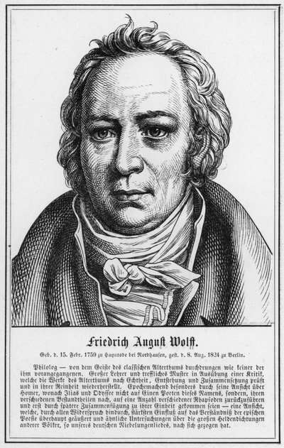 Friedrich August Wolf (incisione) da German School