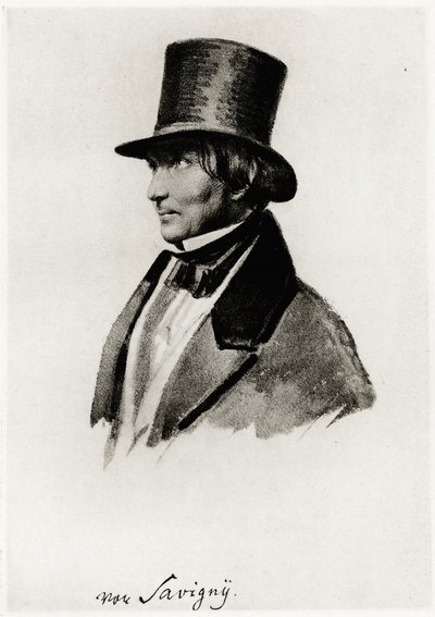 Friedrich Carl von Savigny da German School