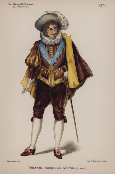 Friedrich, Duca del Palatinato, da Der Generalfeldoberst di Ernst von Wildenbruch da German School