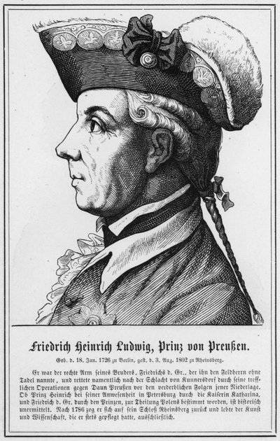 Friedrich Heinrich Ludwig, Principe di Prussia da German School
