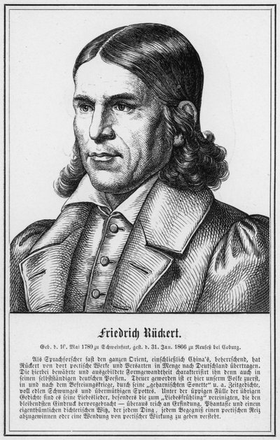 Friedrich Ruckert da German School