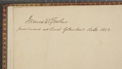 Dettagli della pagina di guardia anteriore da 