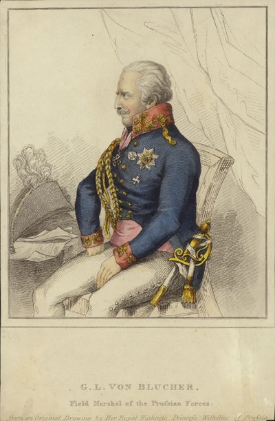 G L von Blucher, Maresciallo di Campo delle Forze Prussiane (1742-1819) da German School