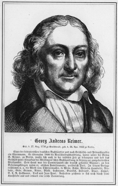 Georg Andreas Reimer da German School