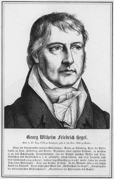 Georg Wilhelm Friedrich Hegel da German School