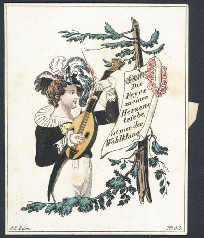 Cartolina di auguri tedesca da German School