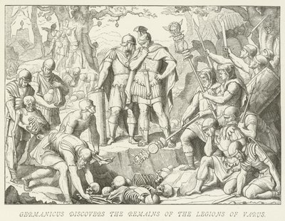 Germanico scopre i resti delle legioni di Varo da German School