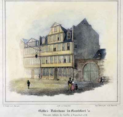 Casa di Goethe a Francoforte da German School
