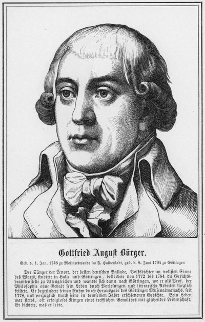 Gottfried August Burger da German School