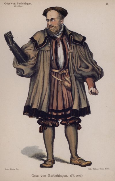 Gotz von Berlichingen, personaggio principale dell