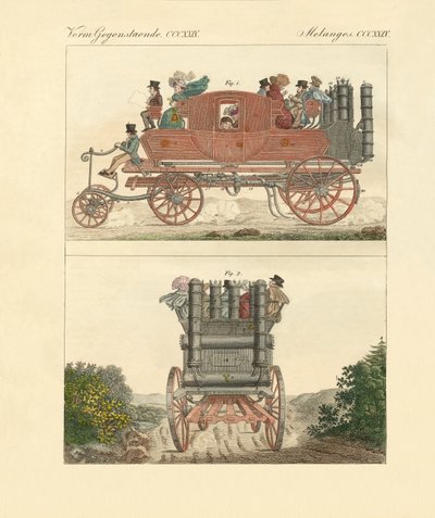 La carrozza a vapore di Gurney da German School