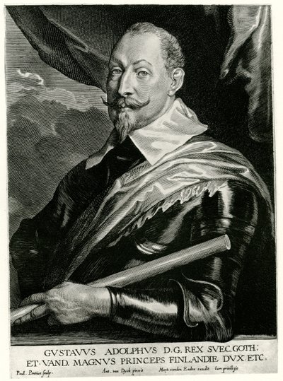 Gustavo II Adolfo, Re di Svezia da German School