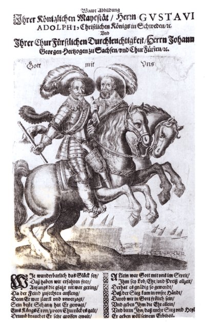 Gustavo Adolfo II (1594-1632) e Gustavo Adolfo IV (1778-1837), re di Svezia da German School