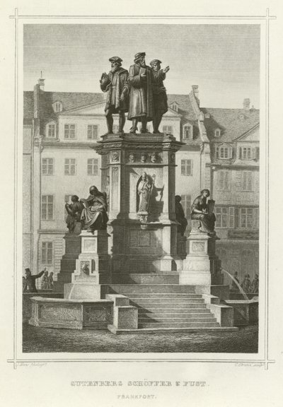 Gutenberg Schoffer e Fust, Francoforte da German School