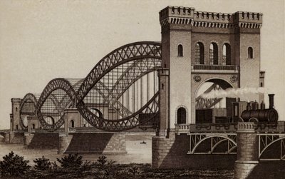 Amburgo: Eisenbahn-Elb-Brucke, Il ponte ferroviario sull