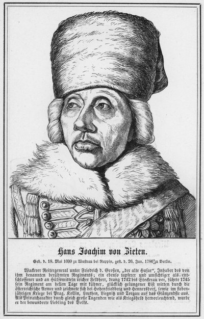 Hans Joachim von Zieten da German School