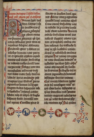 Harley 3973 f.1, Iniziale abitata 