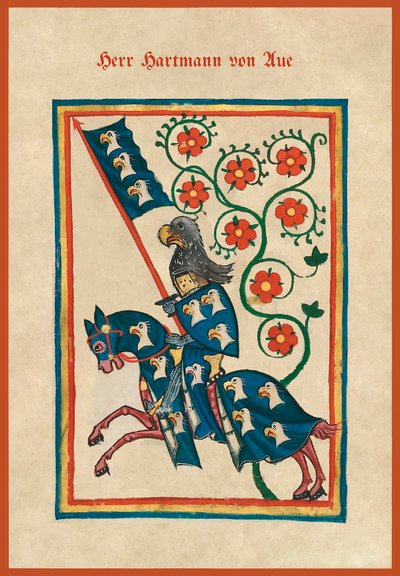 Hartmann von Aue, Canzoniere medievale (pergamena) da German School