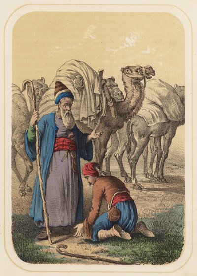 Harun al Rashid e Abdallah in una scena da Le mille e una notte da German School
