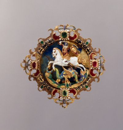 Spilla da cappello con San Giorgio da German School