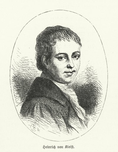Heinrich von Kleist, poeta, drammaturgo, romanziere e scrittore di racconti tedesco da German School