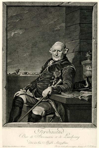 Duca Ferdinando di Brunswick da German School