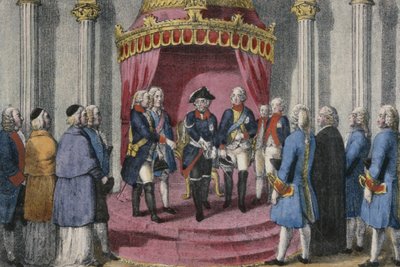 Omaggio degli Stati della Slesia, 7 novembre 1741 da German School