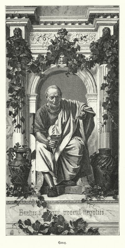 Orazio, poeta romano da German School