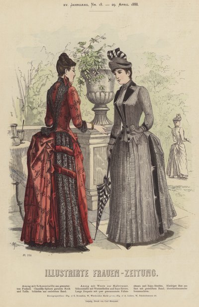 Illustrazione per Illustrirte Frauen-Zeitung da German School