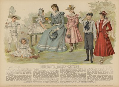 Illustrazione per Illustrirte Frauen-Zeitung da German School