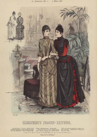 Illustrazione per Illustrirte Frauen-Zeitung da German School