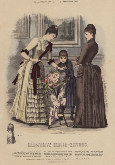 Illustrazione per Illustrirte Frauen-Zeitung da German School