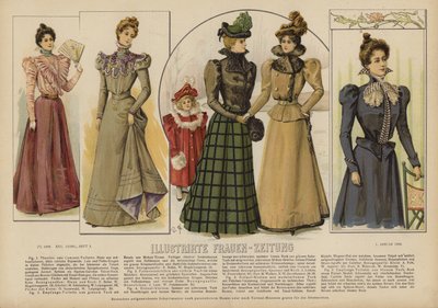 Illustrazione per Illustrirte Frauen-Zeitung da German School