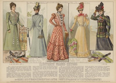 Illustrazione per Illustrirte Frauen-Zeitung da German School
