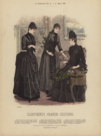 Illustrazione per Illustrirte Frauen-Zeitung da German School